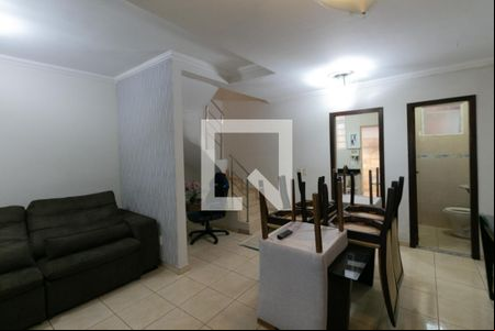 Sala de casa de condomínio à venda com 2 quartos, 117m² em Santa Branca, Belo Horizonte