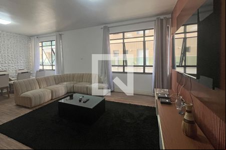 Sala de apartamento para alugar com 3 quartos, 216m² em Pompéia, Santos