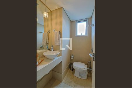 Lavabo de apartamento à venda com 4 quartos, 130m² em Santa Tereza, Belo Horizonte