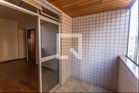 Varanda da Sala de apartamento à venda com 3 quartos, 95m² em Funcionários, Belo Horizonte