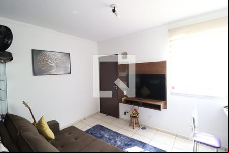 Sala de apartamento para alugar com 2 quartos, 65m² em Gávea, Uberlândia