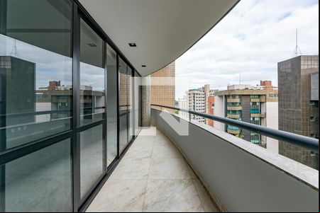 Varanda da Sala de apartamento para alugar com 4 quartos, 316m² em Belvedere, Belo Horizonte