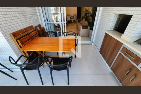 Varanda da Sala de apartamento para alugar com 2 quartos, 115m² em Pompéia, Santos
