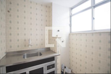 Cozinha e Área de Serviço de apartamento para alugar com 1 quarto, 42m² em Estrela do Norte, São Gonçalo