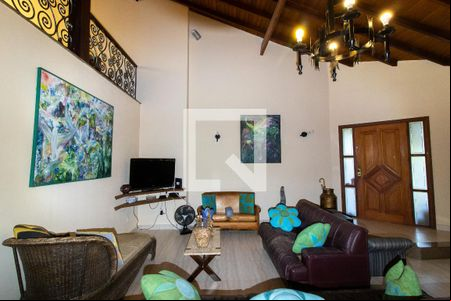 Sala de casa para alugar com 4 quartos, 393m² em Loteamento Caminhos de San Conrado (sousas), Campinas