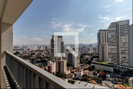 Varanda de kitnet/studio à venda com 1 quarto, 27m² em Vila Romana, São Paulo