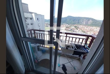 Varanda da Sala de apartamento à venda com 2 quartos, 50m² em Castelo, São Vicente