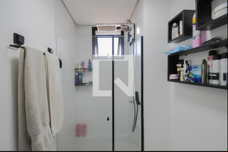 Banheiro Social de kitnet/studio para alugar com 1 quarto, 25m² em Vila Campestre, São Bernardo do Campo