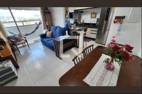 Sala de apartamento para alugar com 2 quartos, 101m² em Macuco, Santos