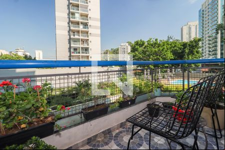 Varanda da Sala de apartamento para alugar com 3 quartos, 120m² em Morumbi, São Paulo