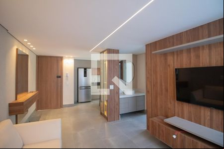 Sala de apartamento para alugar com 1 quarto, 86m² em Jardim da Cidade, Betim