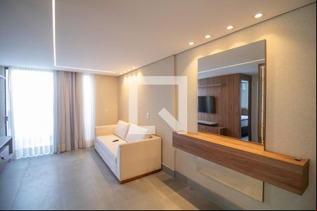 Sala de apartamento para alugar com 1 quarto, 86m² em Jardim da Cidade, Betim