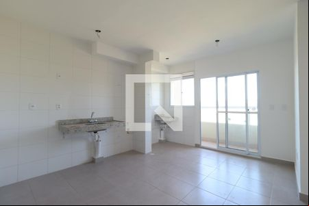 Sala / Cozinha de apartamento para alugar com 2 quartos, 53m² em Recreio das Acacias, Ribeirão Preto