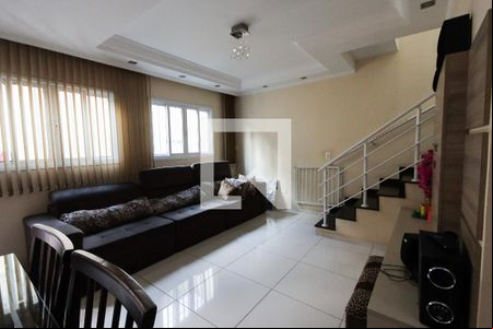 Sala de casa para alugar com 3 quartos, 120m² em Vila Camilópolis, Santo André