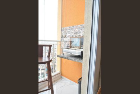 Varanda Goumert de apartamento para alugar com 2 quartos, 54m² em Vila Humaita, Santo André