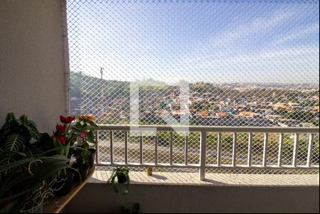 Varanda da Sala de apartamento para alugar com 2 quartos, 50m² em Vila Barcelona, Sorocaba