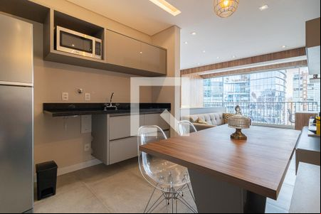 Sala de Jantar de apartamento para alugar com 1 quarto, 55m² em Moema, São Paulo