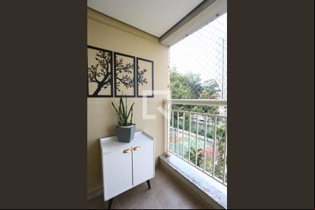 Varanda de apartamento à venda com 3 quartos, 73m² em Vila Sonia do Taboao, Taboão da Serra