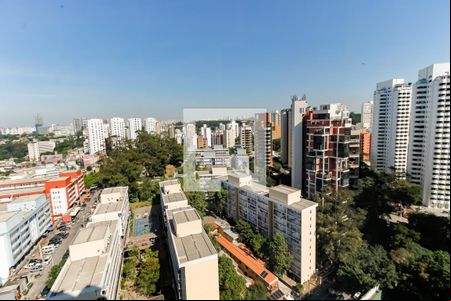 Vista da Varanda de kitnet/studio para alugar com 1 quarto, 36m² em Real Parque, São Paulo