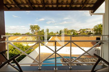 Varanda  de casa para alugar com 3 quartos, 287m² em Loteamento Caminhos de San Conrado (sousas), Campinas
