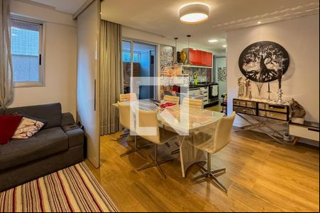 Sala de apartamento à venda com 2 quartos, 73m² em Lourdes, Belo Horizonte