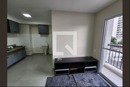 Sala de apartamento para alugar com 1 quarto, 34m² em Moema, São Paulo