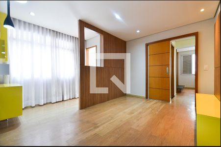 Sala de apartamento à venda com 1 quarto, 53m² em Funcionários, Belo Horizonte