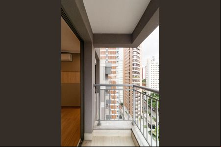 Varanda de kitnet/studio para alugar com 1 quarto, 27m² em Perdizes, São Paulo