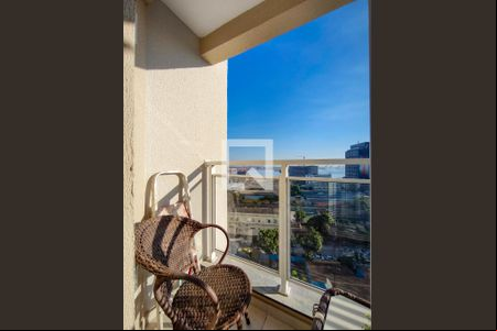 Varanda da Sala de apartamento para alugar com 2 quartos, 44m² em Santo Cristo, Rio de Janeiro