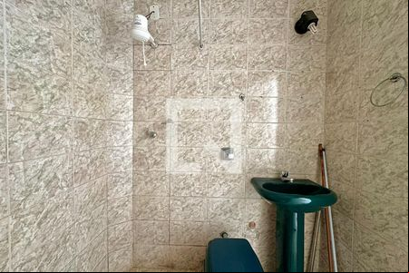 Banheiro de kitnet/studio à venda com 1 quarto, 34m² em Lapa, Rio de Janeiro