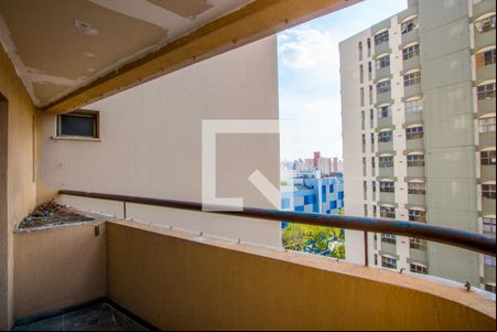 Varanda da sala de apartamento para alugar com 3 quartos, 130m² em Vila Assunção, Santo André