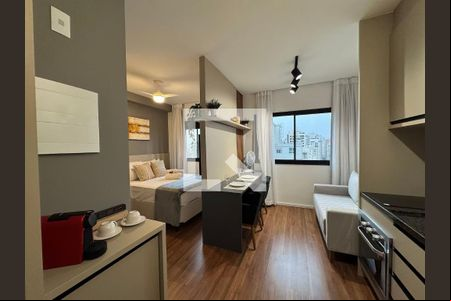 Sala de apartamento para alugar com 1 quarto, 25m² em Pompeia, São Paulo