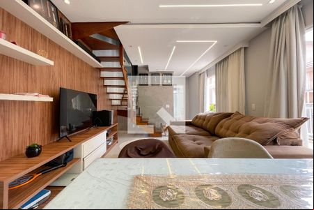 Sala de apartamento para alugar com 3 quartos, 113m² em Vila Jordanopolis, São Bernardo do Campo