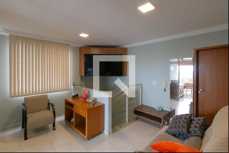 Sala de TV de apartamento à venda com 3 quartos, 126m² em Castelo, Belo Horizonte