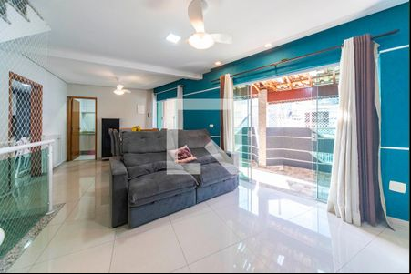 Sala de casa para alugar com 3 quartos, 164m² em Vila Linda, Santo André