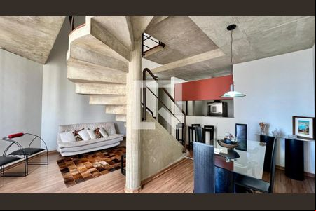 Sala de apartamento à venda com 2 quartos, 111m² em Funcionários, Belo Horizonte