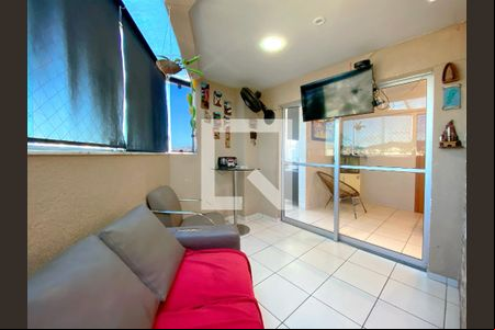 Varanda da Sala de apartamento à venda com 3 quartos, 126m² em Salgado Filho, Belo Horizonte