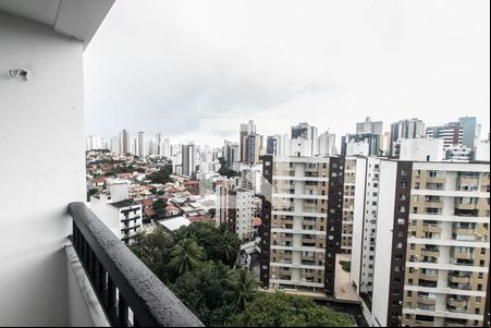 Varanda da Sala de apartamento para alugar com 1 quarto, 37m² em Caminho das Árvores, Salvador
