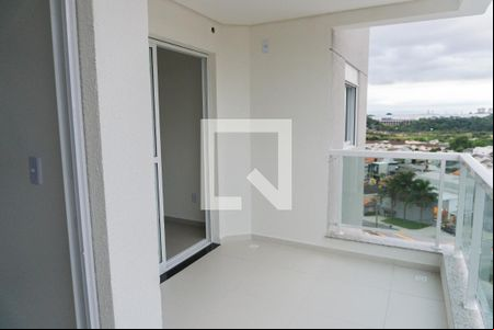 Varanda da Sala de apartamento para alugar com 3 quartos, 79m² em Loteamento Villa Branca, Jacareí