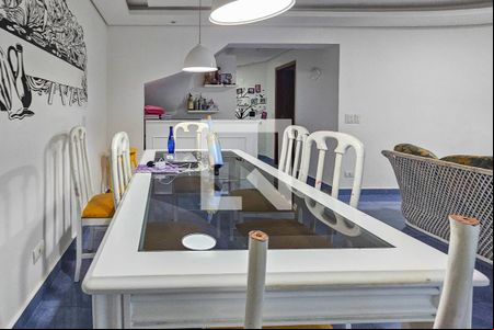 Sala de apartamento para alugar com 3 quartos, 147m² em Balneario Cidade Atlantica, Guarujá