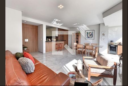 Sala de apartamento à venda com 3 quartos, 100m² em Luxemburgo, Belo Horizonte
