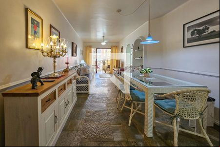 Sala de apartamento para alugar com 3 quartos, 104m² em Jardim Praiano, Guarujá