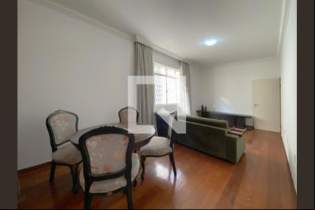 Sala de apartamento à venda com 3 quartos, 128m² em Funcionários, Belo Horizonte