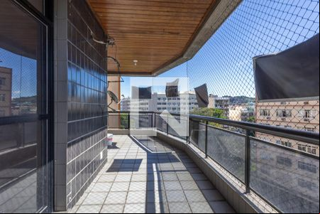 Varanda da Sala de apartamento para alugar com 2 quartos, 116m² em Maracanã, Rio de Janeiro