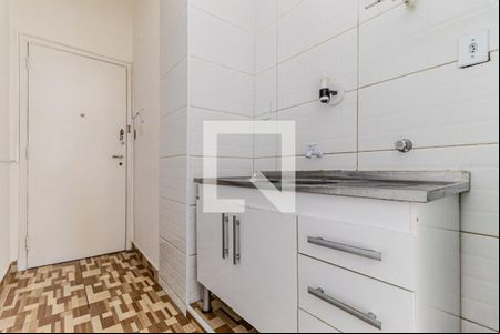 Cozinha de kitnet/studio à venda com 1 quarto, 27m² em Centro Histórico de São Paulo, São Paulo
