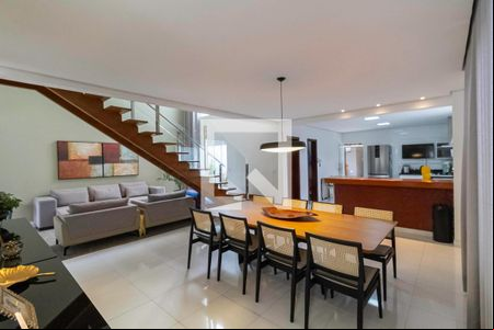 Sala de Jantar de casa à venda com 4 quartos, 234m² em Trevo, Belo Horizonte