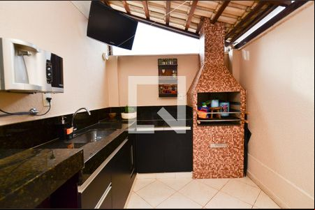 Area gourmet de apartamento à venda com 3 quartos, 123m² em Ana Lúcia, Belo Horizonte