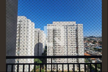Varanda da Sala de apartamento à venda com 2 quartos, 58m² em Jardim Cocaia, Guarulhos