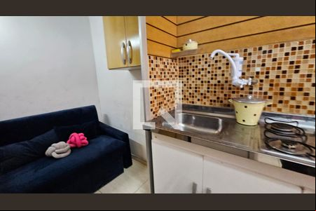 Sala e Cozinha de casa para alugar com 1 quarto, 30m² em Tatuapé, São Paulo
