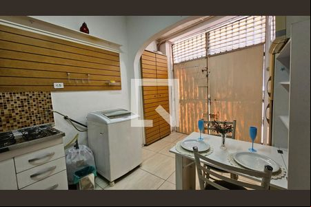Sala e Cozinha de casa para alugar com 1 quarto, 30m² em Tatuapé, São Paulo